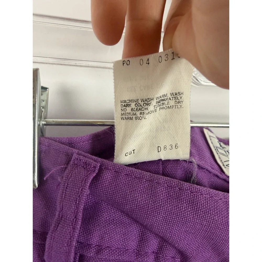 Britannia Vintage Purple High Rise Pleated Bermuda Shorts 27